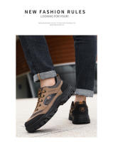 Zapatos De Senderismo Para Hombres Moda Y Durabilidad Para Aventuras Al Aire Libre Material Superior PVC Seasonal Spring/Autumn - details 4