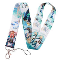 Lanyard De Anime DZ2548 Para Llaves Y Tarjetas Correa Para El Cuello Para Gimnasio Y DIY Colgante De Cadenas De Metal Unisex - details 1