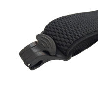 Almohadillas De Trabajo Pesado Para Hombres 3.8cm Anchos Con Espalda X Y 4 Abrazaderas De Plástico Ajustables Bragas De Pantalones Elásticas - Negro - details 3