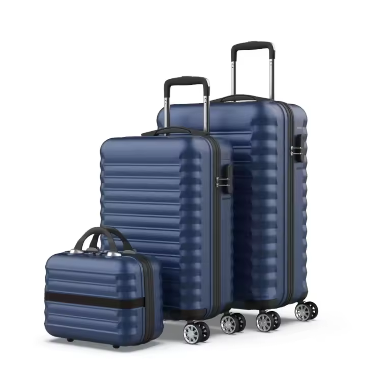 Numada Juego de Maletas Upfly  3pzs ABS Maleta Cabina 53cm, Mediana 63cm y Neceser - 1