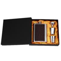 Flasque De Acero Inoxidable 8oz Con Bolsillo Para Bebidas Alcohólicas Y Vino Regalo Para Hombres Viaje Y Turismo Con Caja - details 3