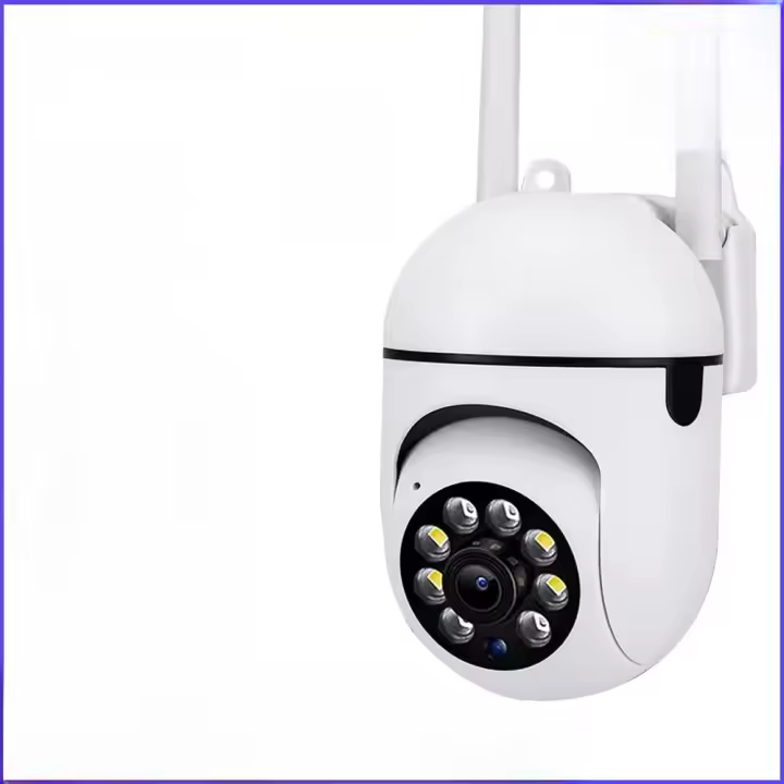 Cámara De Seguridad IP Smart Life 5MP WiFi Con Audio Bidireccional Y PTZ Para Exterior HD Mini Vigilancia CCTV Wireless Tuya App Compatible Con Smart Home - 1