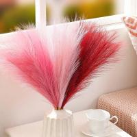 9Pcs Pampas De Poliéster Artificiales Decoración De Flores Silken Para Bodas Y Fiestas Arreglo Floral Para Hogar Y Jardín - details 13