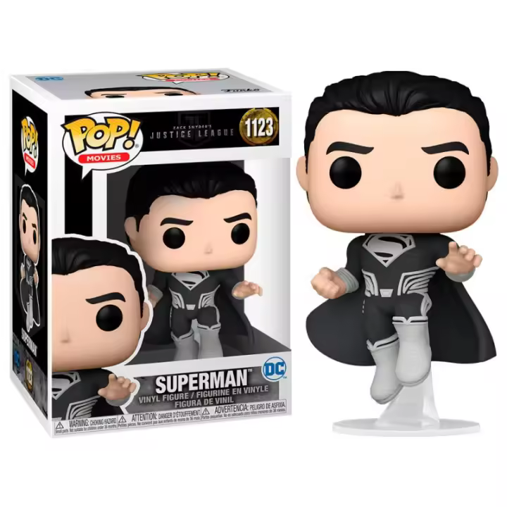 FUNKO POP! LA LIGA DE LA JUSTICIA ZACK SNYDER - SUPERMAN, 56801, Nº1123, PRODUCTO CON LICENCIA OFICIAL - 1