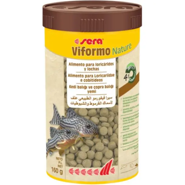 Sera Viformo Nature - Pastillas Alimenticias para Loricaridos - 1