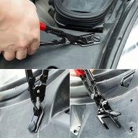 Kit De Reparación Para Automóvil Herramienta De Retiro De Clavija Y Pry Para Panel De Puerta Asiento Volante Plástico Y Tapicería - details 4