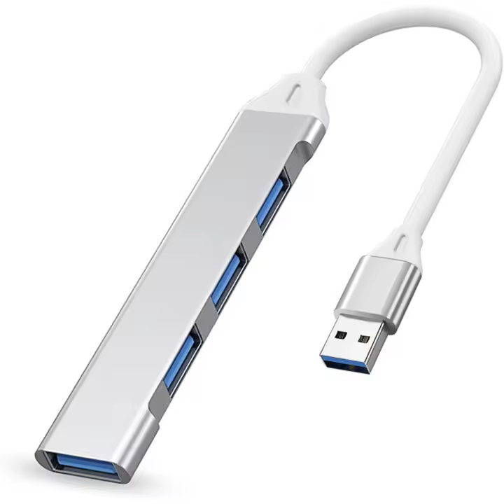 USB a 4 Salida USB 3.0 HUB,Ladron USB 3.0 Alta Velocidad 5 Gbps, Multipuerto USB 3.0 para PC Plug & Play, Concentrador de Puerto USB 3.0 a Varios Salidas USB 2.0 1.1 para Mac OS Windows Play HDD - 1