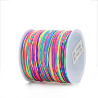 Hilo De Nylon 0.8mm 28 Colores Para DIY Hecho a Mano Cuerda Para Pulseras Collares Accesorios De Manualidades 100m/Roll - details 25