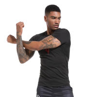 Camiseta De Compresión Con Estampado Para Hombre Verano Manga Corta Guardia Contra Arrugas Deporte Secado Rápido Camiseta De Base - details 4