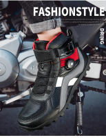 Botas De Motocicleta Ultrafinas Transpirables Antideslizantes Para Ciclismo Y Turismo Con Protección De Tornillo Material De Cuero Y Spandex - details 8