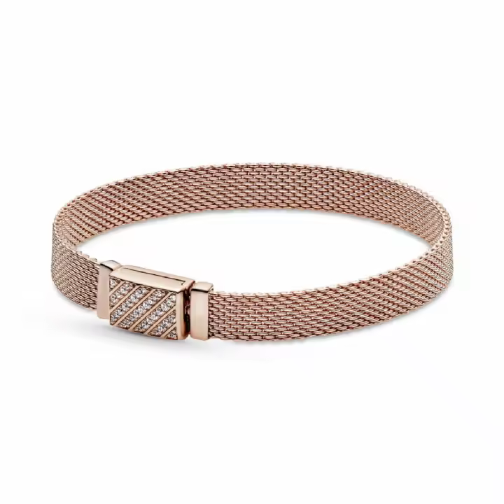 Pulsera Reflexions Rose Cierre Largo Pavé - 1