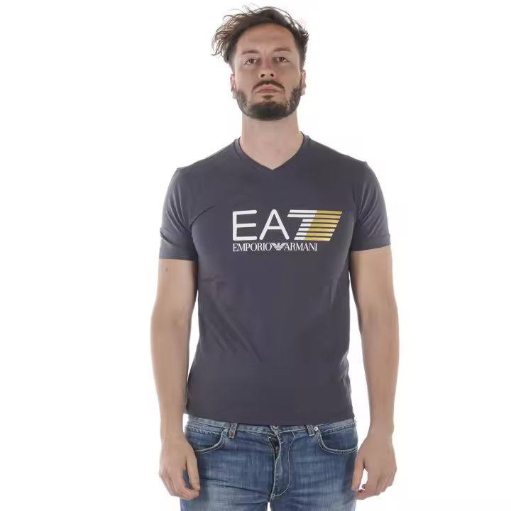 Emporio Armani EA7 Camiseta Algodón Hombre Gris 3 ZPT61PJ02Z 1994 - 1