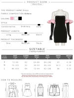 Vestido De Veludo Sin Espalda Para Mujer Con Guantes Nublados Bodycon Elástico Romántico Francesa Para Fiesta De Cumpleaños Vacaciones Streetwear - details 0