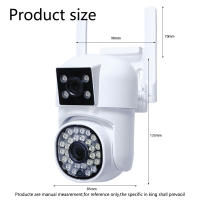 Cámara De Seguridad IP Wifi Exterior 360 Grados Grabación De Video Sin Cable Protección Para El Hogar Con Visión Nocturna Y Alarma Local - details 6