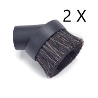 2pcs Cepillo De Pelo De Caballo Redondo Para Aspiradora Herramienta De Limpieza Partes De La Aspiradora Cepillo De Polvo Con Diámetro Interno De 32mm - details 10
