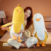 Nuevos Juguetes De Peluche Creativos De Banano Pato 50/70cm Almohada Suave De Algodón Para Decoración De Casa Regalo Para Niñas - details 14