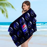 Toalla De Playa Anime P-Pepsi C-Coca Logo Absorbente Y Suave Para Niños Regalo Ideal Para Camping Gimnasio Toalla De Baño Rectangular Tamaño 30x60 Cm - details 3