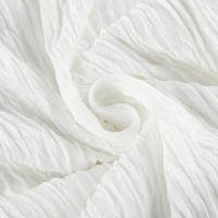Vestido Blanco Elegante De Manga Larga Con Cuello Abierto Estilo Coreano Y Japonés Para Mujer Con Ajuste En La Cintura Y Detalles De Encaje - details 7