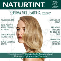 Naturtint Eco Espuma Moldeadora, Fijación y Volumen, Nutre y Protege, Tratamiento Antiedad Cabello, Cabello Más Suave, Flexible y Fuerte, 99.4% Ingredientes Naturales, ECOCERT, 125ml - details 1