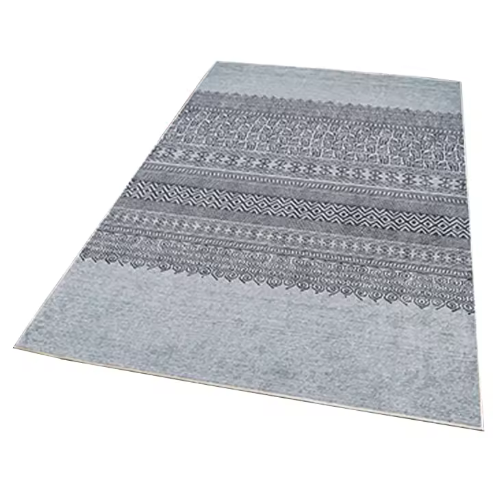 Wellhome Alfombra Poliester Estampada Lavable Antibacteriana Eco-Friendly Antideslizante 100x200cm - 1