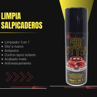 Limpia Salpicadero coche Profesional 3 en 1: limpia Salpicaderos, Cuero y Neumáticos- Protección Contra Rayos Solares, Aroma a Nuevo y Abrillantador – Fórmula Transparente Sin Residuos Grasos, Fácil Aplicación en Aerosol y Certificación Ecológica - details 0
