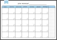 Calendario Magnético A3 Tamaño Semanal Y Mensual En Español Francés Inglés Pizarra Blanca Seca Adhesivo Para Nevera - details 8