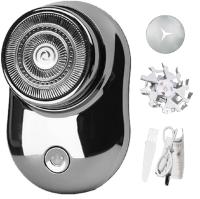 FGNS Mini Afeitadora Eléctrica Portátil, Maquinilla de afeitadora eléctrica para Hombres portátil mini, Afeitadora de Bolsillo Portátil, USB afeitadora recargable, sin Dolor afeitadora en seco y húmedo - details 5