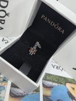 PANDORA Moments 793583 C01 Breloque en Forme de Casse-Noisette Mobile en Argent Sterling Avec Zircon Compatible Avec Les Bracelets Moments et ME, Rot, Argent Sterling, Zircone cubique, viene con El original embalaje de Caja de Giunte. - details 0