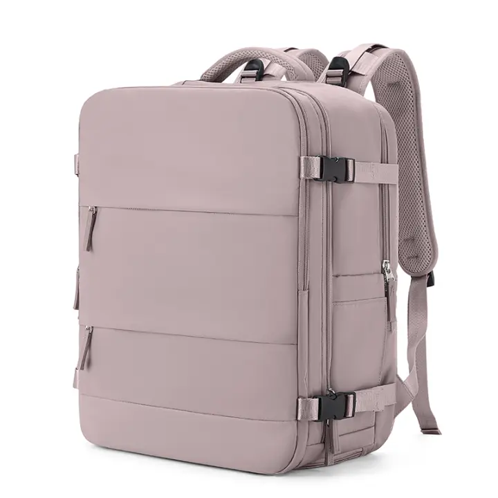 Mochipa Viaje avion cabin 40x20x25, MoChila de Viaje Ryanair Unisex, de Nylon, Patrón Sólida, Para Porter Equipamiento Personal y Portátil - 1