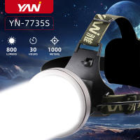 YN-7735S Linterna Frontal Recargable LED 7800mAh Con Sensor De Movimiento Luz Super Brillante Para Pesca Y Excursionismo - details 0