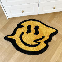Alfombra Trippy Sonriente LAKEA 100% Hecha a Mano Absorbente Y Antideslizante Para Dormitorio Cocina Baño Y Toilette - details 1