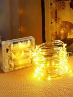 Luces De Fairy LED Con Alambre De Cobre Potenciado Por Batería Para Decoración De Bodas Navidad Jardín Fiesta Dormitorio 1/2/3/5/10/20M - details 3