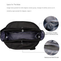 Bolsa de Pañales para Bebé de Gran Capacidad Bolsa de Maternidad Impermeable Multifuncional Portátil para Cuidado del Bebé Material de Poliéster - details 15