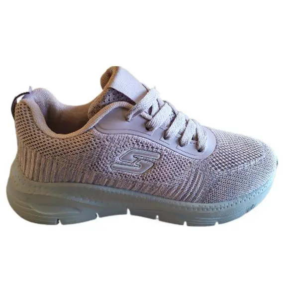 Modelo 101 Marca PERVERSA Color GRIS-AZUL CON AZUL-ROSA-NEGRO SUELA BEIGE-AZUL ROSA- NEGRO TODO-BLANCO y suela muy comoda y ligera Zapatilla deportiva de Mujer 36 al 41 Deportivas transpirables para Mujer muy comodas y ligeras para caminar o trabajar - 1