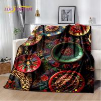 Manta De Terciopelo Suave Con Diseño De Mandala De Flores Coloridas Estilo Etiopía Para Sala De Estar Dormitorio Sofá Textil De Hogar - details 2