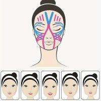 Cinta De Kinesiología Para El Rostro 5M Cotonera Para Levantamiento V Line Y Cuello Área De Ojos Transpirable Impermeable Y Cómoda Herramienta De Cuidado De La Piel - details 2