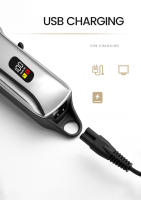 Cortador De Pelo Eléctrico Para Perros Profesional Cortadora De Cabello Para Mascotas Recortadora Sin Cable De Bajo Ruido Afeitadora Máquina Tijeras - details 10