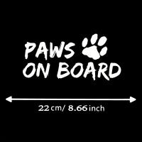 Paw on Board Vinilo Adhesivo Para Coche DISEÑO DE PERRO Decoración Vehicular PVC Autocolante De Mascota Tamaño Único - details 1