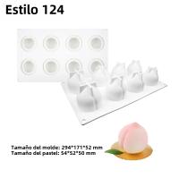 Molde De Galletas De Silicona SHENHONG Con Diseño De Frutas Mousse De Naranja Manzana Pera Mango Durazno Herramientas De Decoración De Postres - details 13