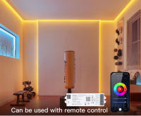 Controlador WiFi LED 5 En 1 Para Tira De Luz LED DC12V-24V Compatible Con Alexa Google Home RGBCCT RGBW Monocolor Control De Iluminación Inteligente - details 3