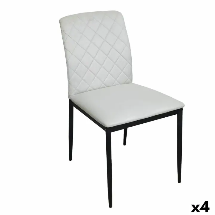 Silla Versa ZEGERS  Beige 58 x 83 x 44 cm (4 Unidades) - 1