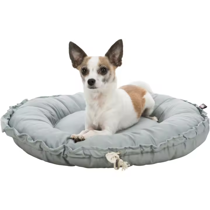 TRIXIE Cama & Cojín Felia | Cama/Cojín Felia de forma redonda y ajustable para recogerlo en forma de "donuts" - 1