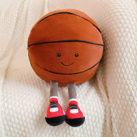 Alfombra De Fútbol Divertida Y Bonita De Peluche Suave Y Creativa Para Decoración De Habitación Juguete De Peluche De Baloncesto Para Adultos Y Niños - details 2