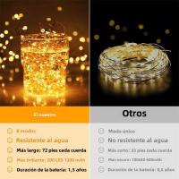 Luces Solares LED De Jardín Impermeables De 7M/12M/22/32M Cadena De Luces De Navidad Para Fiesta Decoración De Año Nuevo - details 3