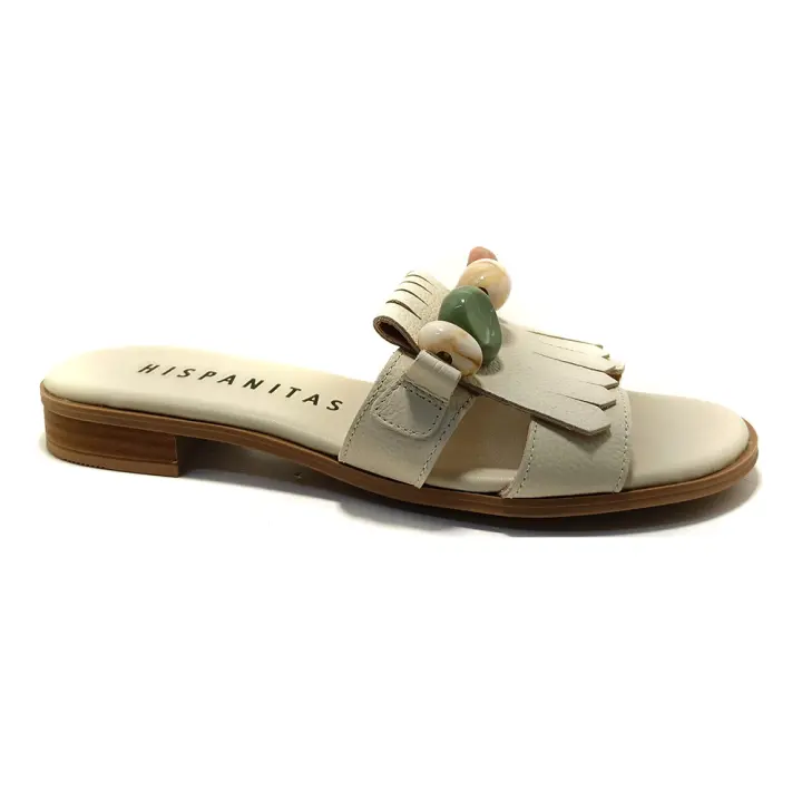 Hispanitas Hv253944 Yakarta Sandalias Para Mujer Planas Color Latte. - 1