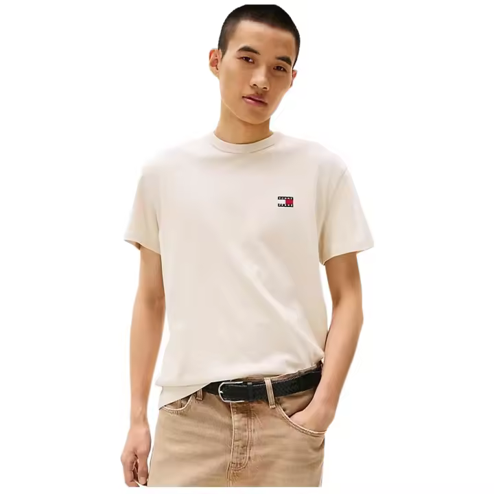 Camiseta de Manga Corta Tommy Hilfiger  para hombre en color beige - 1