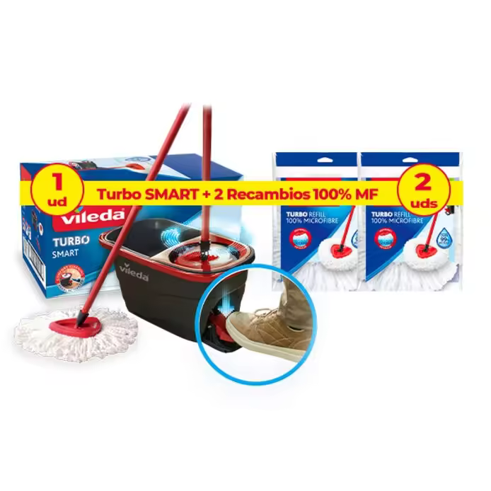 Sistema De Mopa Vileda Turbo Smart