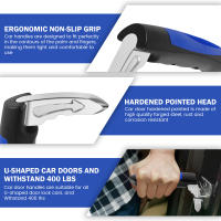 2Pcs Asistente De Manija De Puerta De Coche Multifuncional 2-en-1 Herramientas De Emergencia Rompe Ventanas Para Mayores Manija De Apoyo Para Coche - details 2