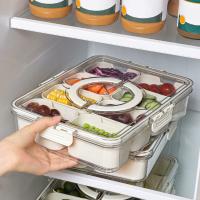 Tenedor De Servicio Dividido Con Manija 8 Compartimentos Caja De Snacks Para Caramelos Frutas Galletas Eventos Y Bodas - details 7