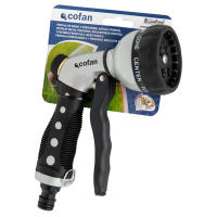 COFAN - Pistola de Riego en Metal | 7 Posiciones de Pulverización | Para regar Plantas o Césped - details 3